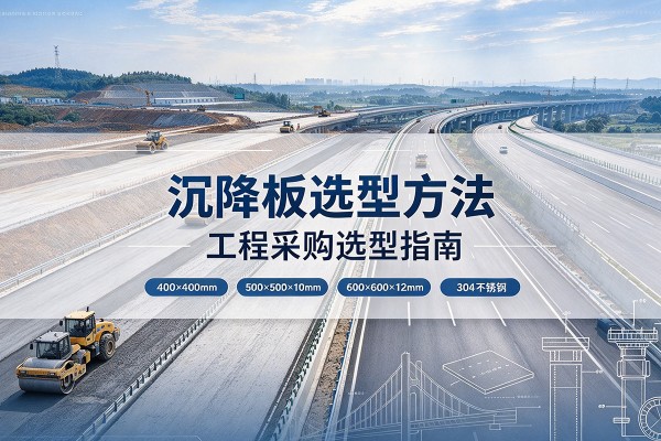 玛纳斯沉降板选择方法