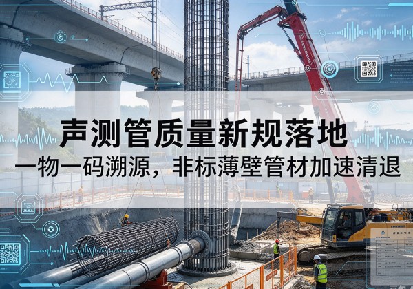 玛纳斯声测管质量新规落地，一物一码溯源，非标薄壁管材加速清退